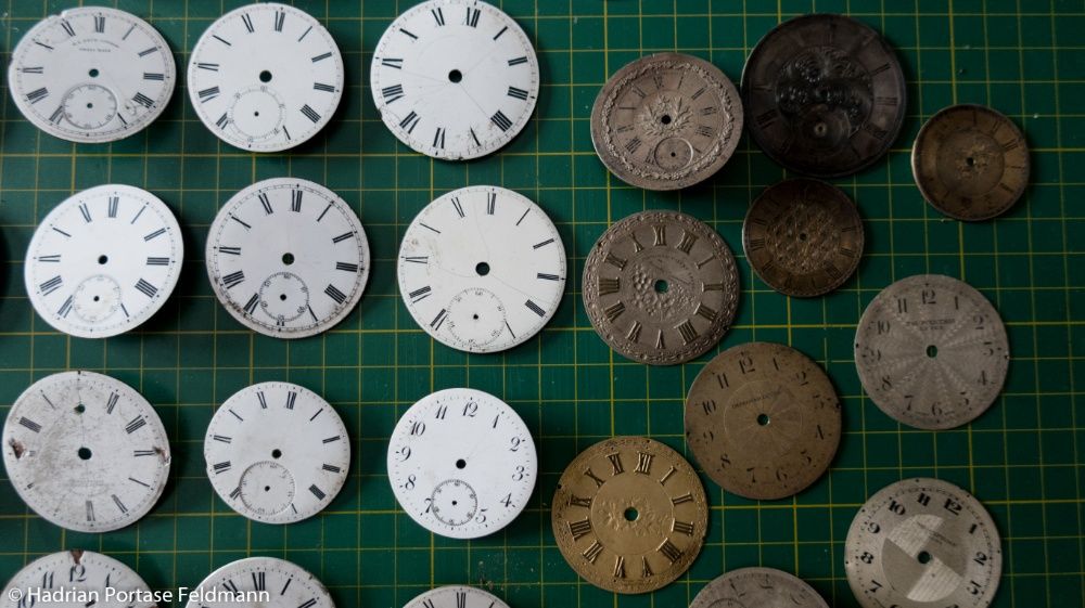 Lot cadrane ceas de buzunar - colectie veche