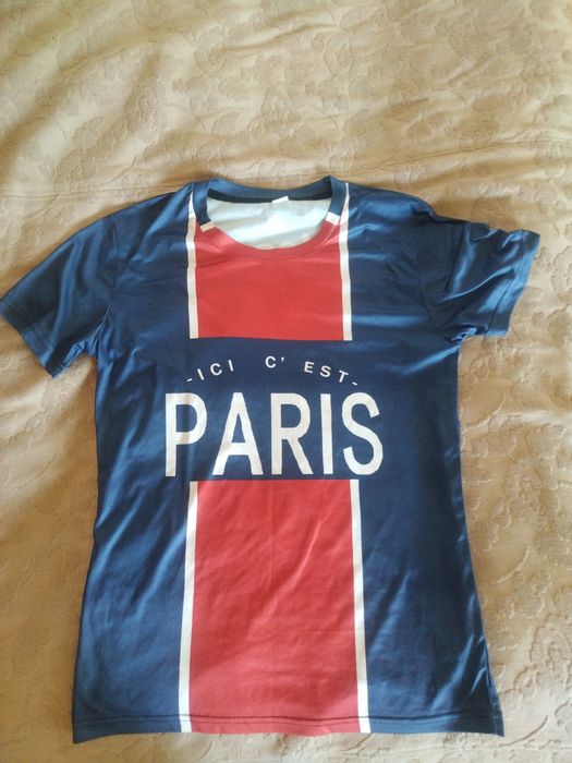 Tricou fotbal PSG cu Messi