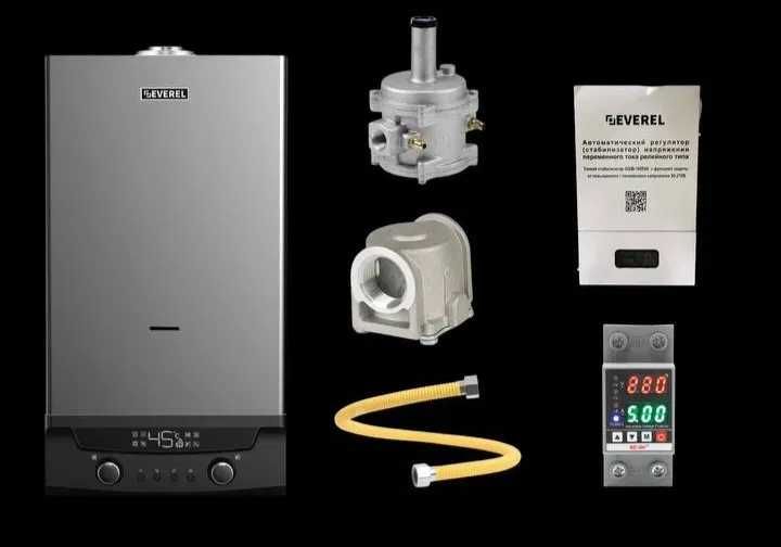 Двухконтурный котел EVEREL  16kVt настенный газовый kotel katyol оптом