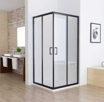 Cabină Duș MIQU 90x90 cm – Uși Glisante, Sticlă Securizată,