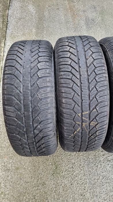Jante tabla R16 5x108 cu Anvelope iarna Semperit 235/60R16 foarte bune