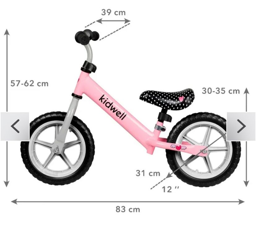 Tricicleta Smart Trike 4in1, Bicicleta Balans Fete, Baieti