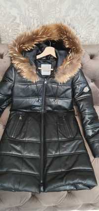 Geaca moncler piele naturala