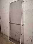 Plasa țânțari ușa balcon rama alba 221 x 82 cm