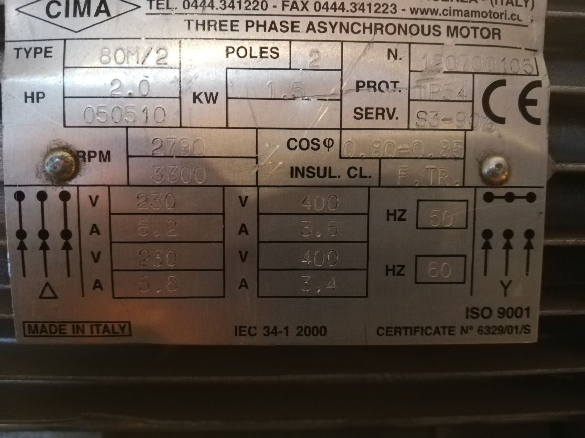 Motor electric 380 v