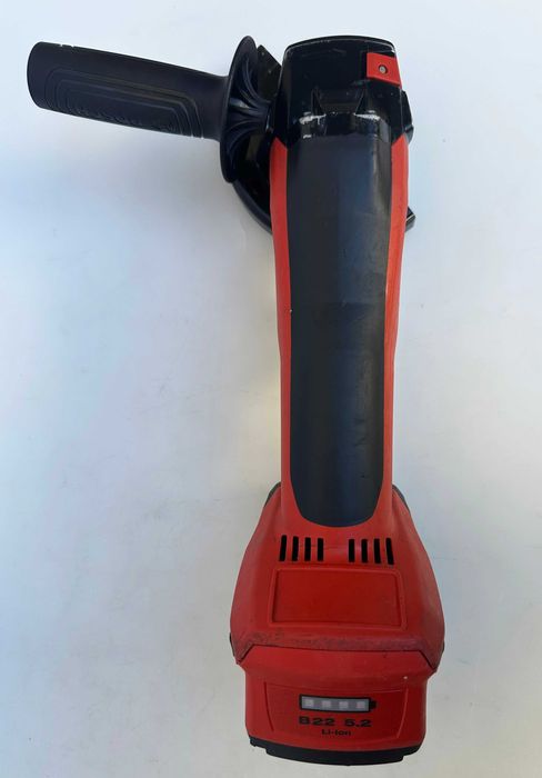 Hilti AG 125-A22 - Безчетков  ъглошлайф 2x22V 5.2Ah перфектен!