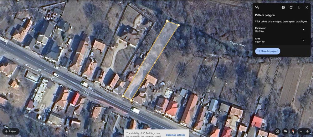 Teren Intravilan 800m Capusu-Mare