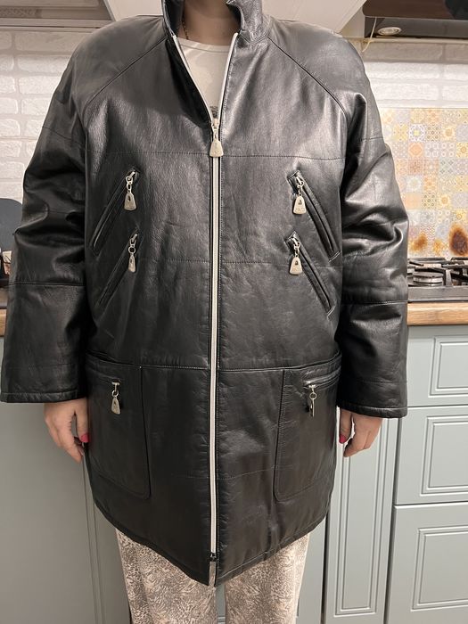 Geaca Piele Oversize Dama Mazzi