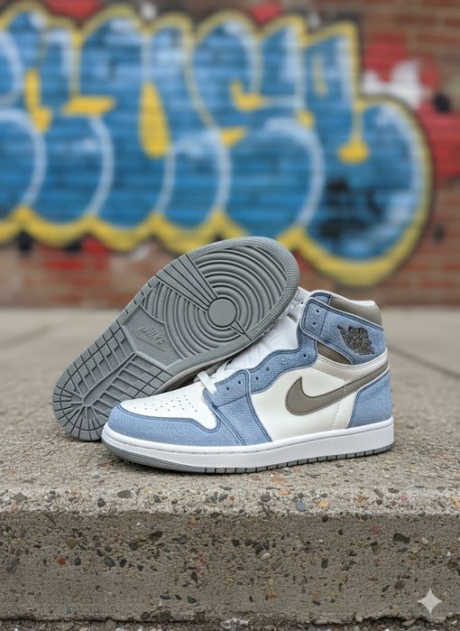 Adidasi Jordan 1 High Hyper Royal