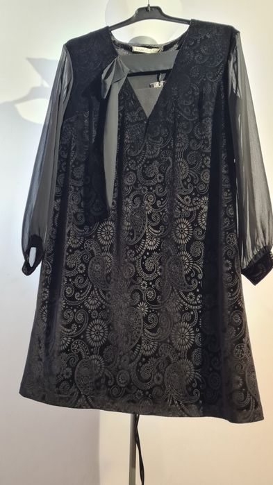 Rochie neagră femei designer Violeta Gaburici