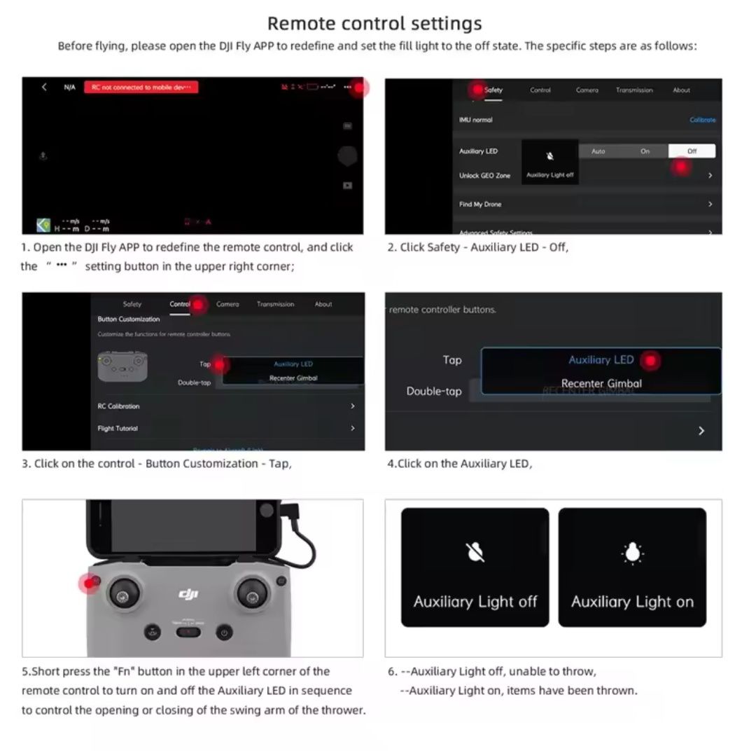 Пускаща система механизъм за DJI Air 2/2s