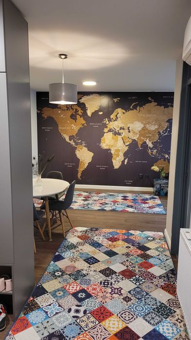 Covor multicolor 150x300 cm de pe vivre. 2 bucati. livrare CJ + 15 km