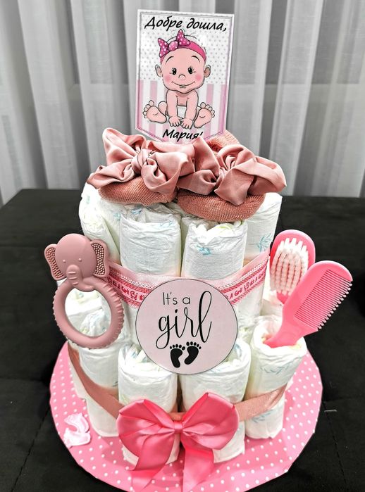 Торта от памперси