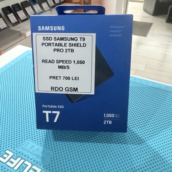 Ssd Samsung T7 Portable 2Tb Sigilat