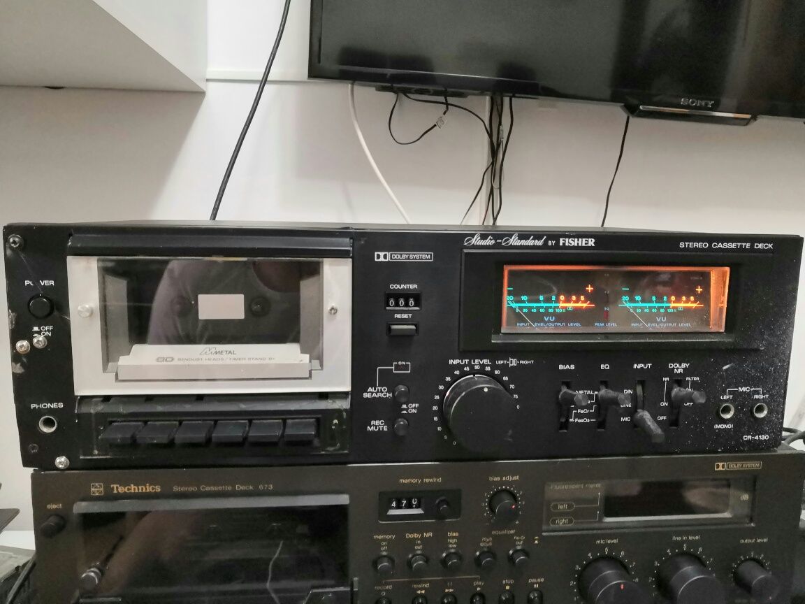 Fisher CR4130 stereo cassette deck