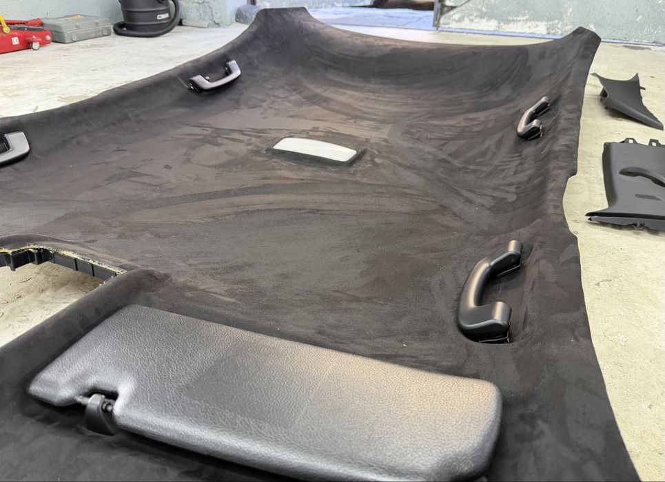 Таван Ф20 черна алкантара tavan bmw f20