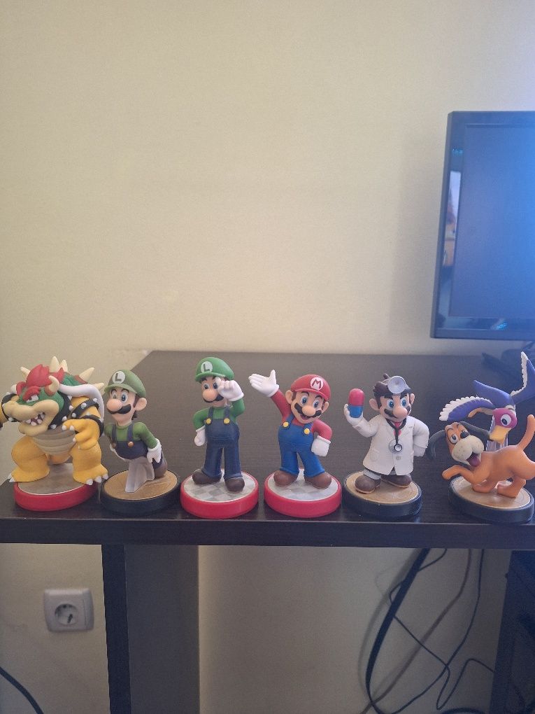 Amiibo mario, lugi, duck bowser