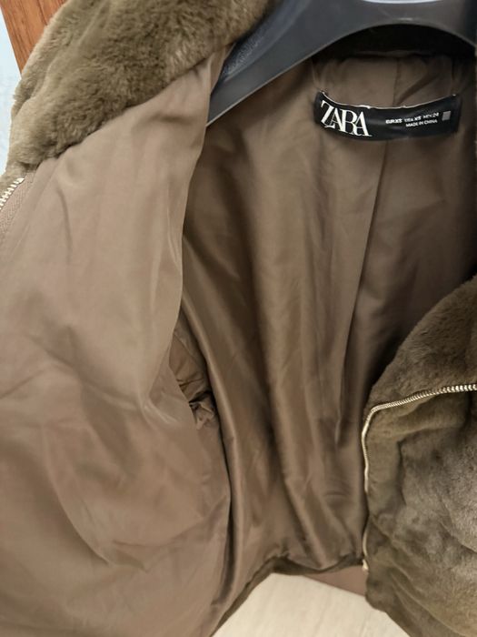 Пухено яке Zara – отлично състояние