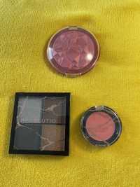 Set paleta machiaj si 2 blush-uri Revolution