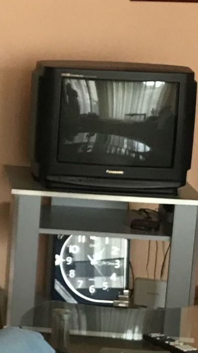Телевизор Панасоник -20 инча, работещ + шкафа = цена 130 лв