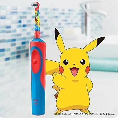 Электрическая зубная щетка Oral B Kids Pokemon и Маквин из Японии
