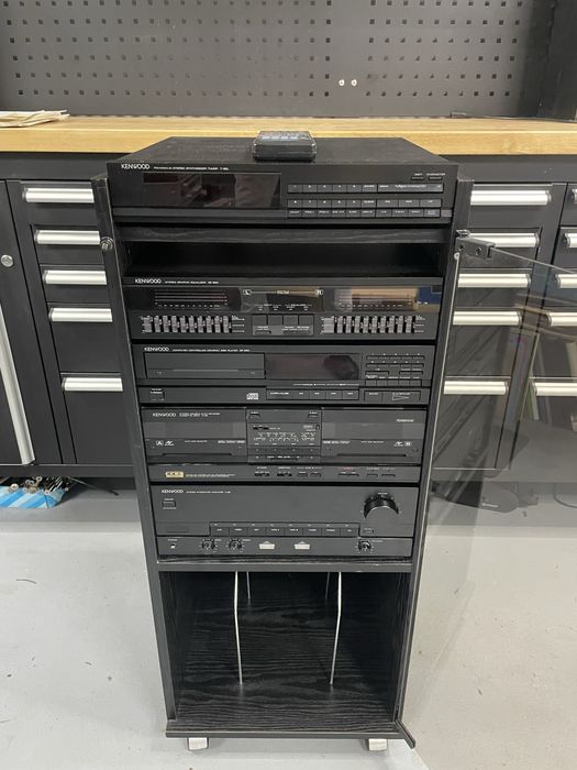 Linie kenwood amplificator a-62 deck x-82 cd player dp-520 eq ge-820