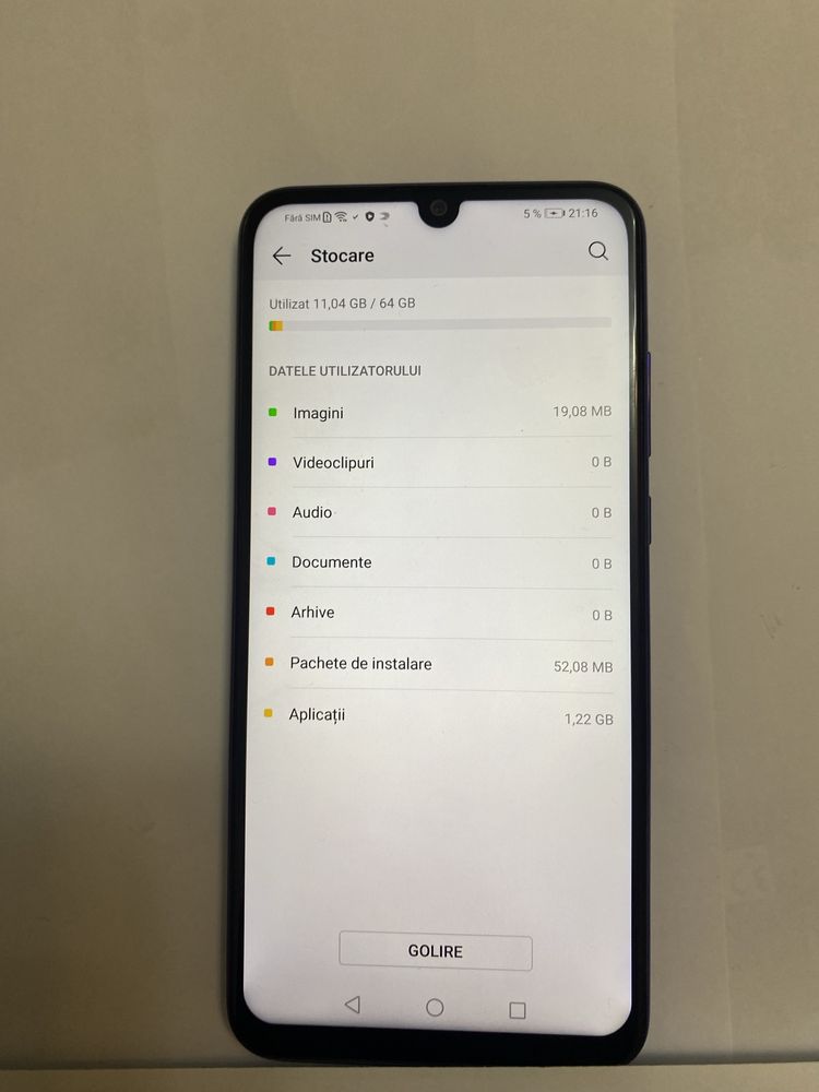 Huawei P Smart+ 2019, Dual Sim, 6.21”, 64GB, 3GB/ mem Ram, Impecabil