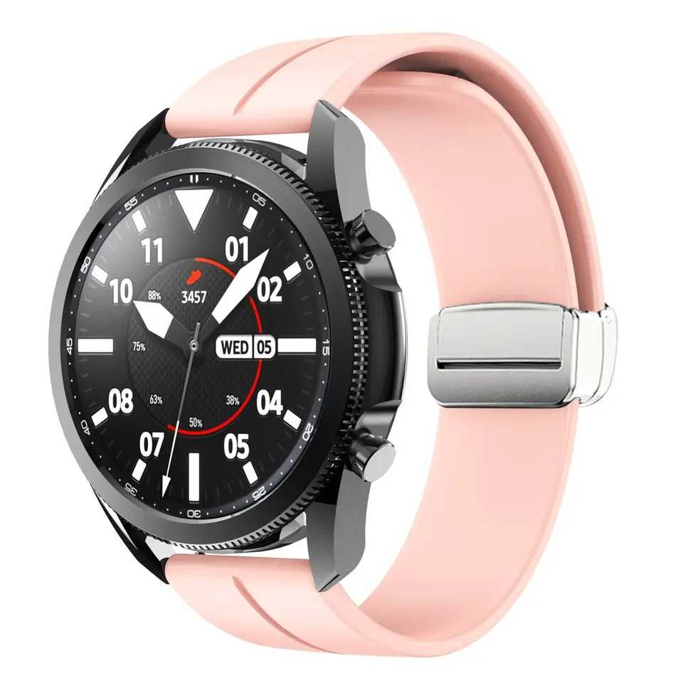 Магнитна Силиконова Каишка Galaxy Watch 5 4 Active Huawei GT2 20/22 мм