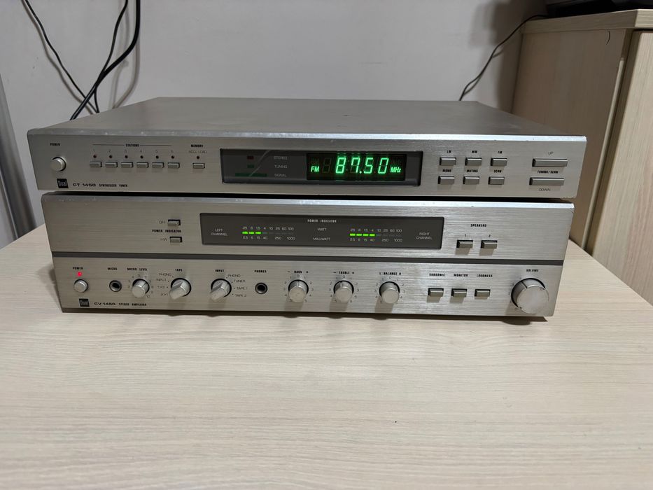 Amplificator Stereo Dual CV-1450 si Tuner Dual CT-1450