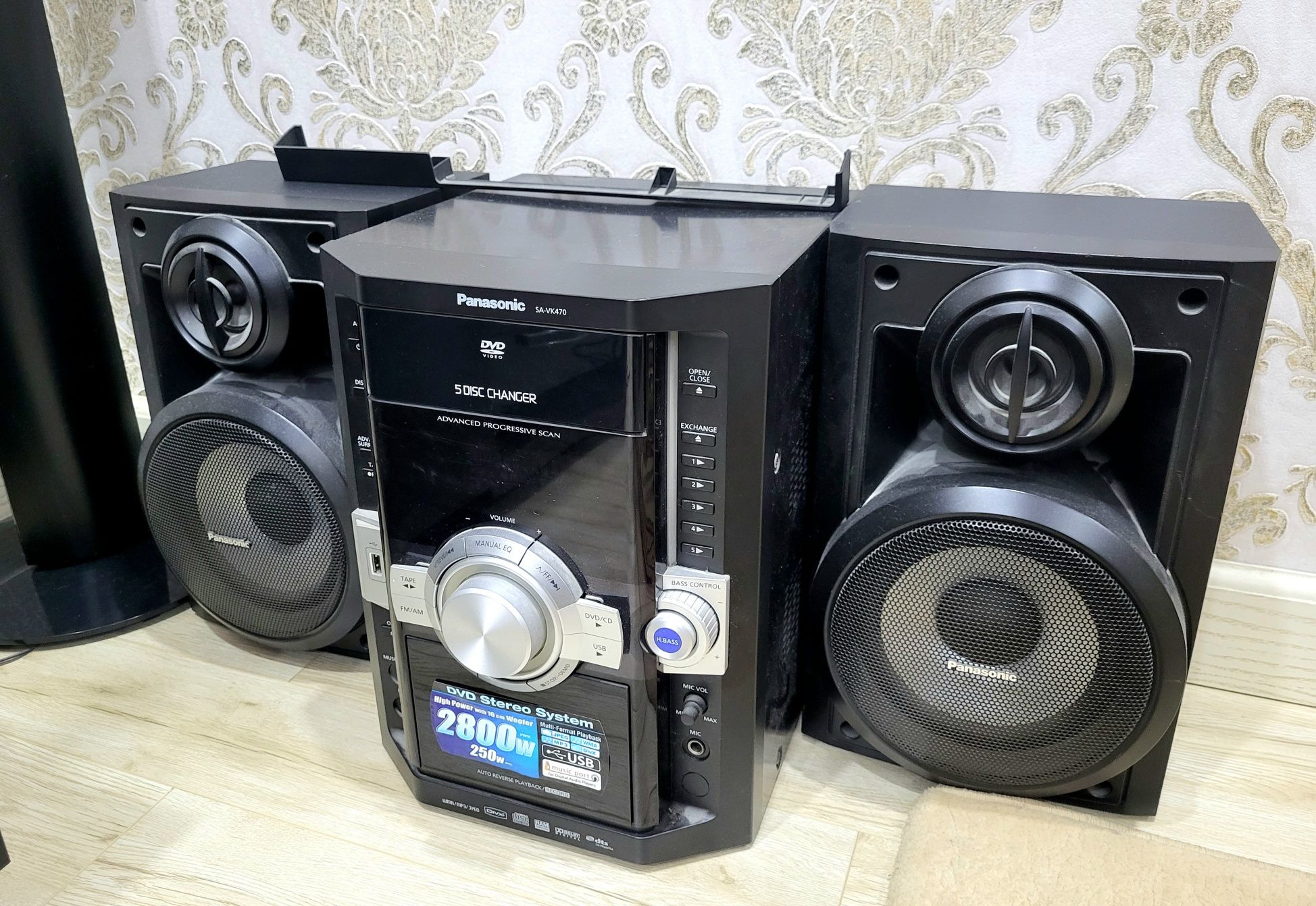 Panasonic sa-vk470 stereo музыкальный центр