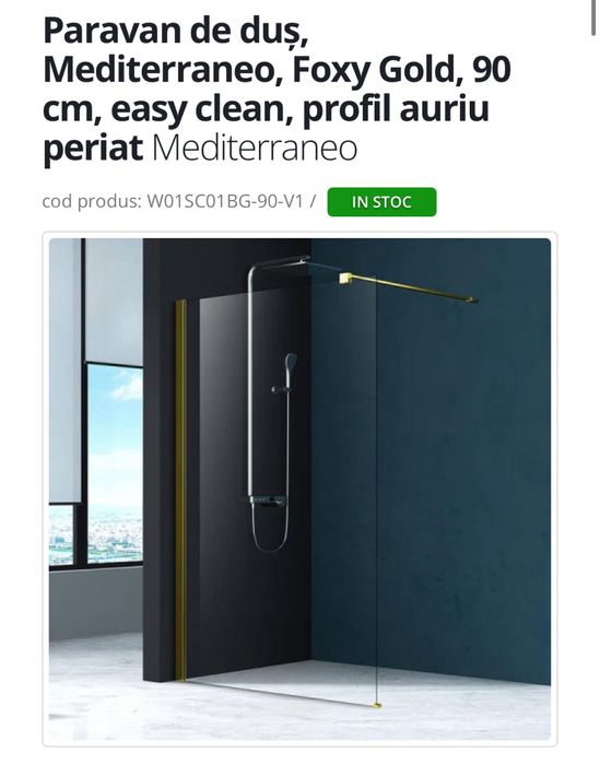 Panou paravan de dus