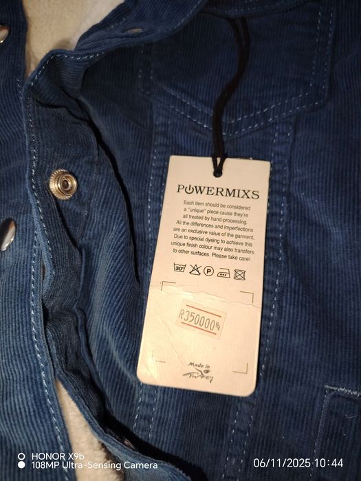 Вельветовая куртка от POWER MIXS