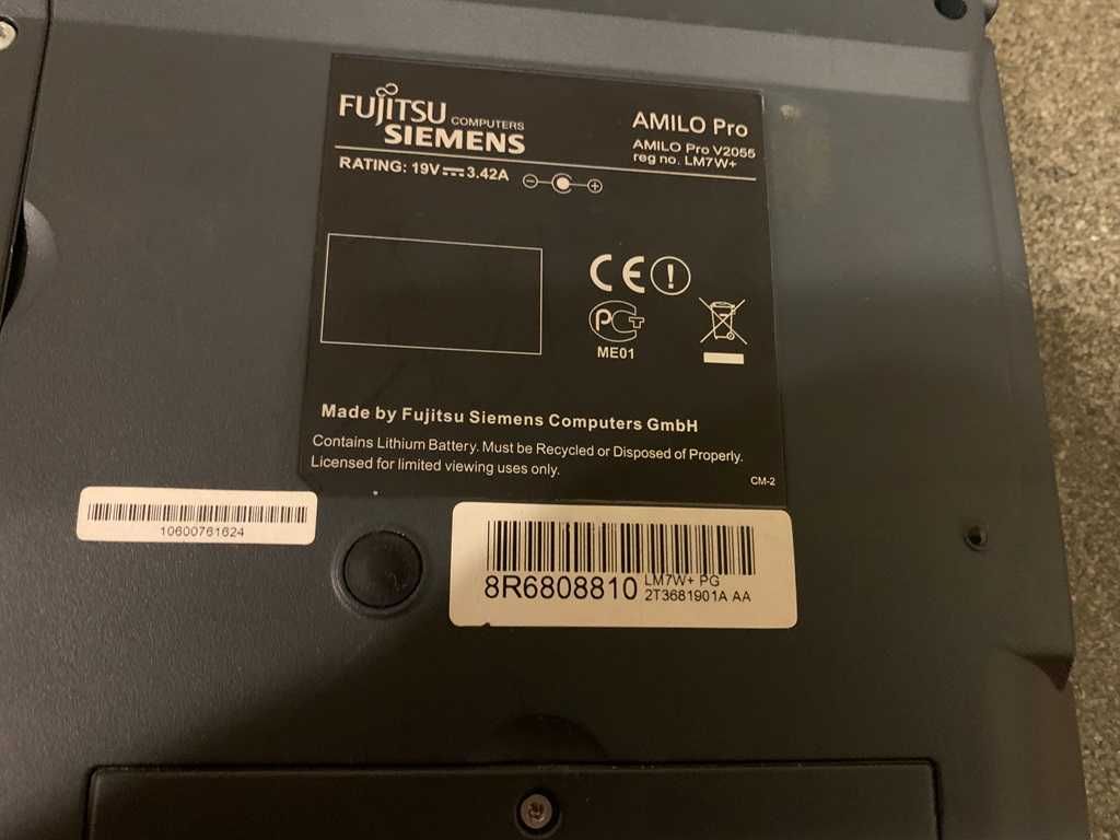 Лаптоп Fujitsu Siemens Amilo Pro V2055 HDD WD 640GB