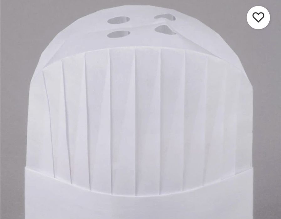 Продажа одноразовых шапок для шеф поваров