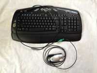 tastatura logitech multimedia + mouse- PS2