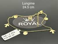 Bijuteria Royal: Brățara Picior aur 14k/ 2.22 gr