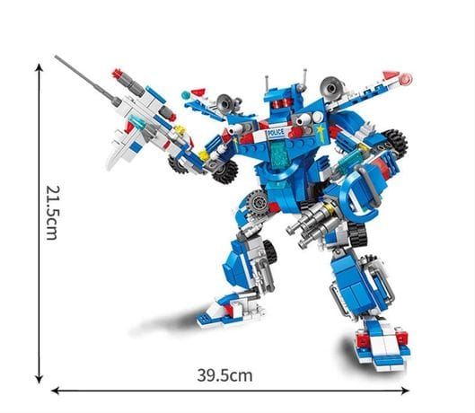 Politie ROBOT 700 piese creator avion city auto tip lego armata razboi