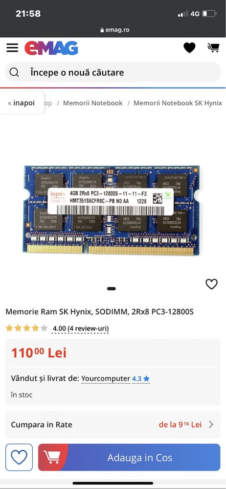 Memorie ram ca noua nefolosita 4