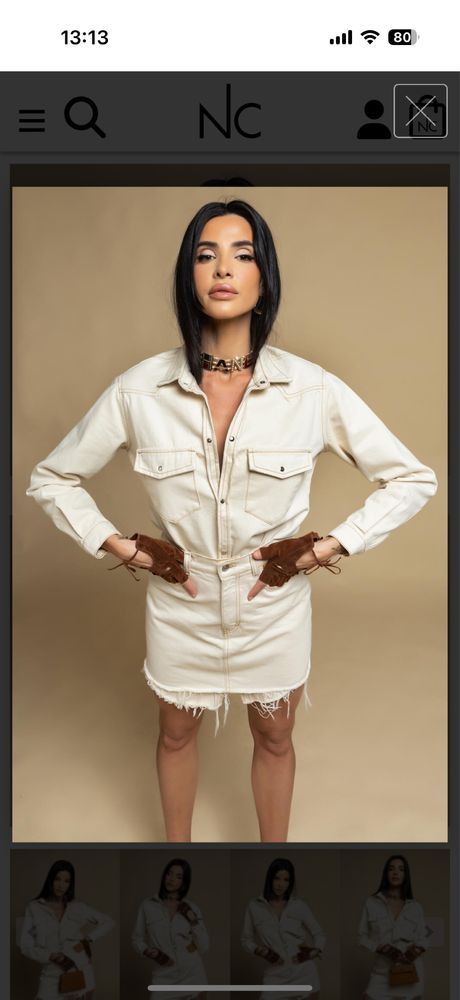 Рокля от две части Nikole Collection