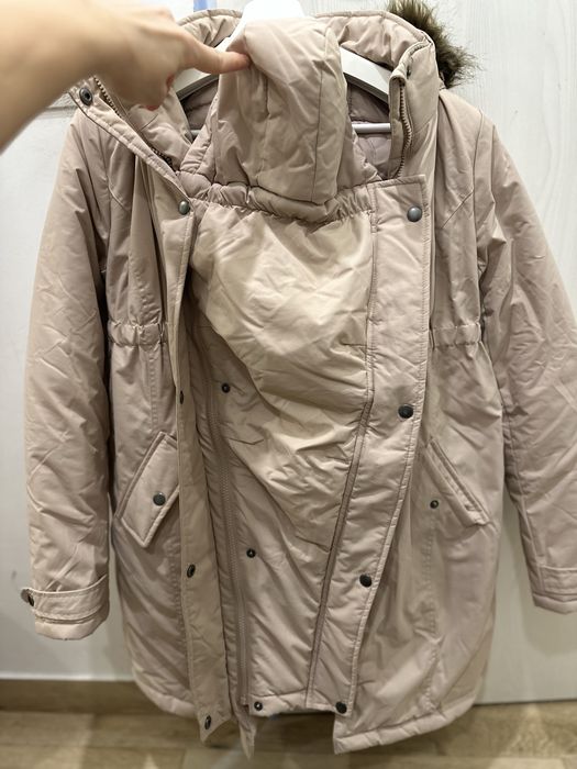 Geaca 3 in 1 gravide cu insertie port-bebe