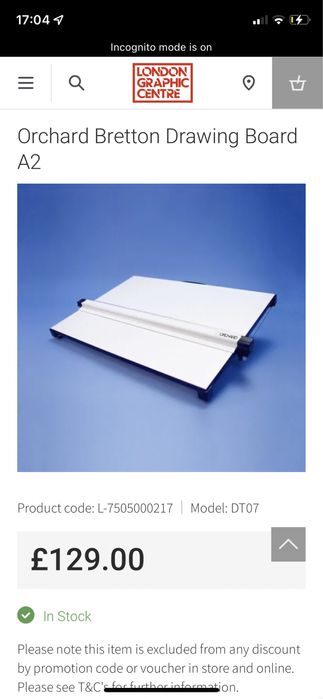 Дъска за чертаене Orchard A2