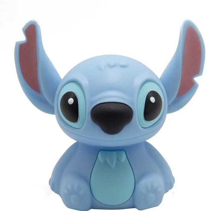 Силиконова, детска лампа Stitch,14x16см,USB зареждане,Вградена батерия