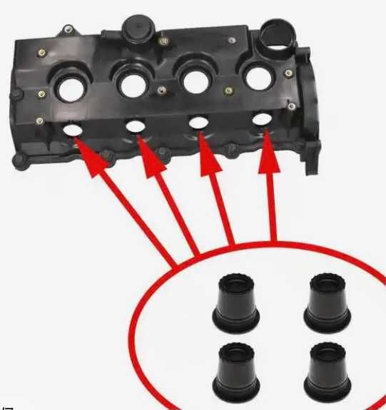 Vand set de inele, garnituri laterala capac culbutori injector Opel