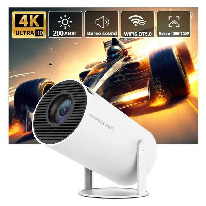 Смарт LED Проектор Magcubic® HY300 Pro Android 4K 260ANSI ТОП ЦЕНА