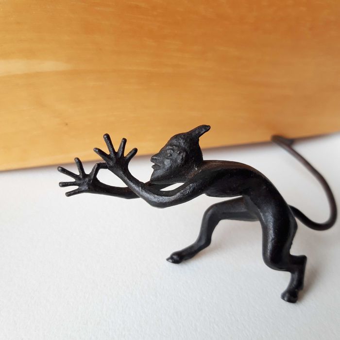 Малка метална декоративна фигурка, пластика декорация