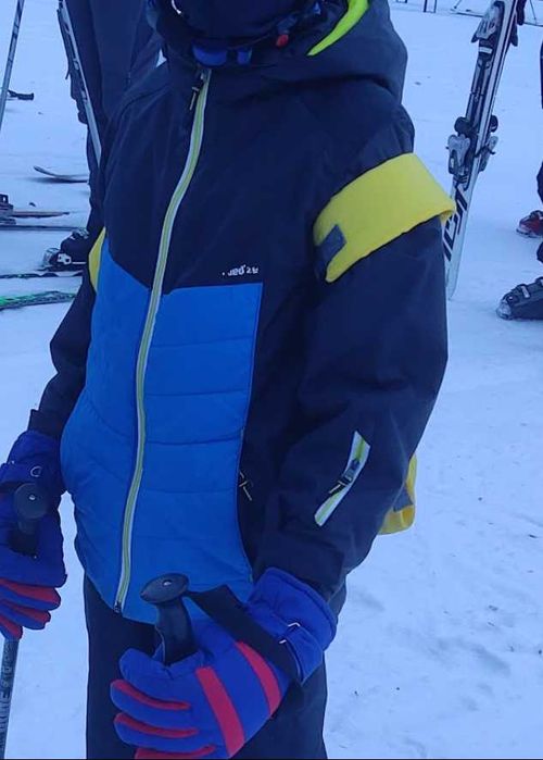 Детско ски яке за 7-8 год., непромокаемо, от Декатлон