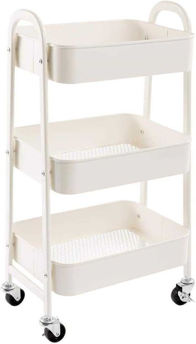 Carucior depozitare 3 niveluri cu roți, Full Metal, REDUS de la 280RON