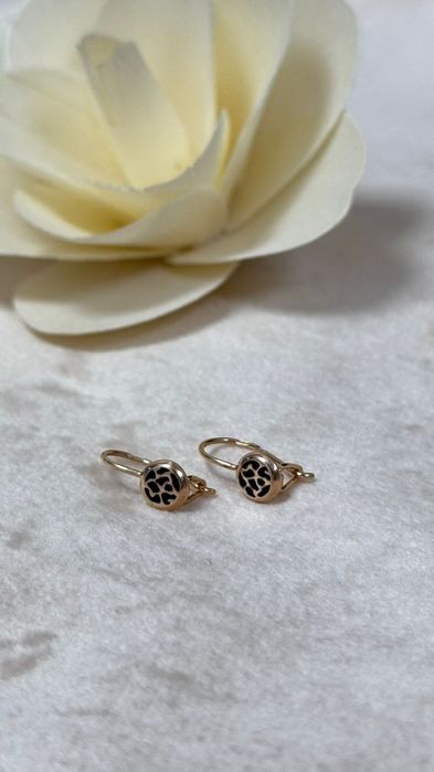 Серьги детские золотые ЖанТаС ломбард Астана