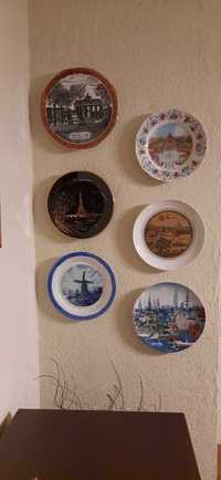 Колекционерски големи чинии за стена от различни държави