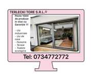 USA CULISANTA LEMN alu termopan antracit balcon casa H 232 x L 356